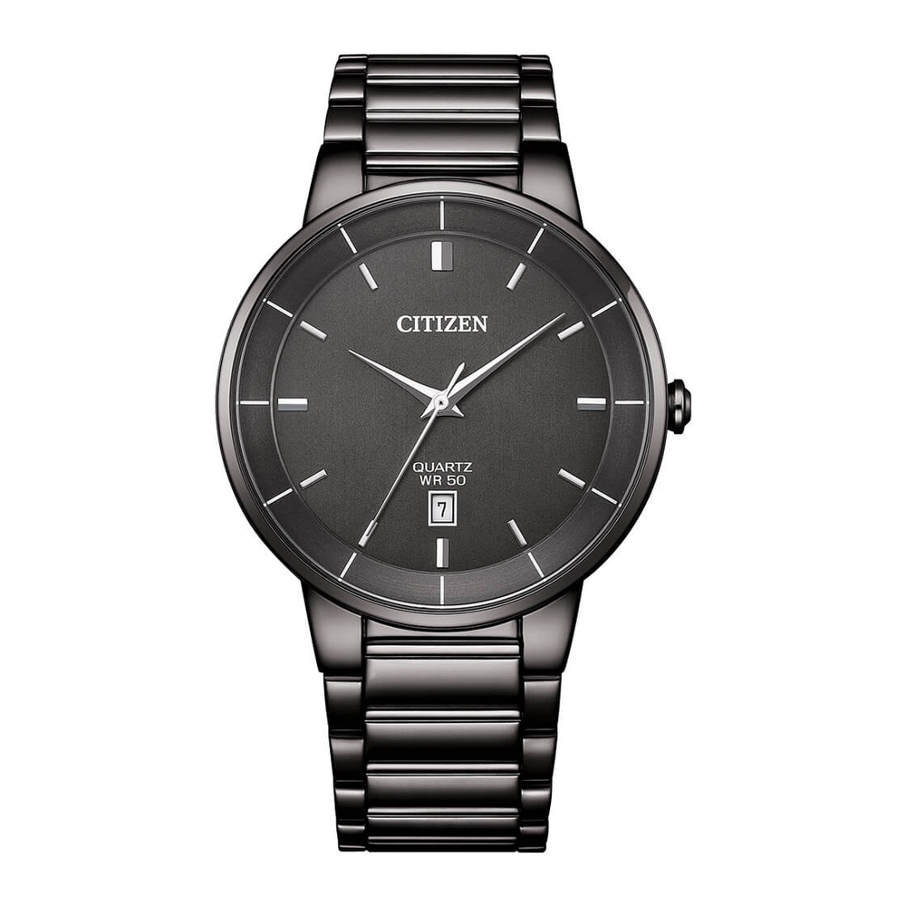 CITIZEN Watches - BI5127-51H - QuartzStainless Steel with Black Ion Plating Strap