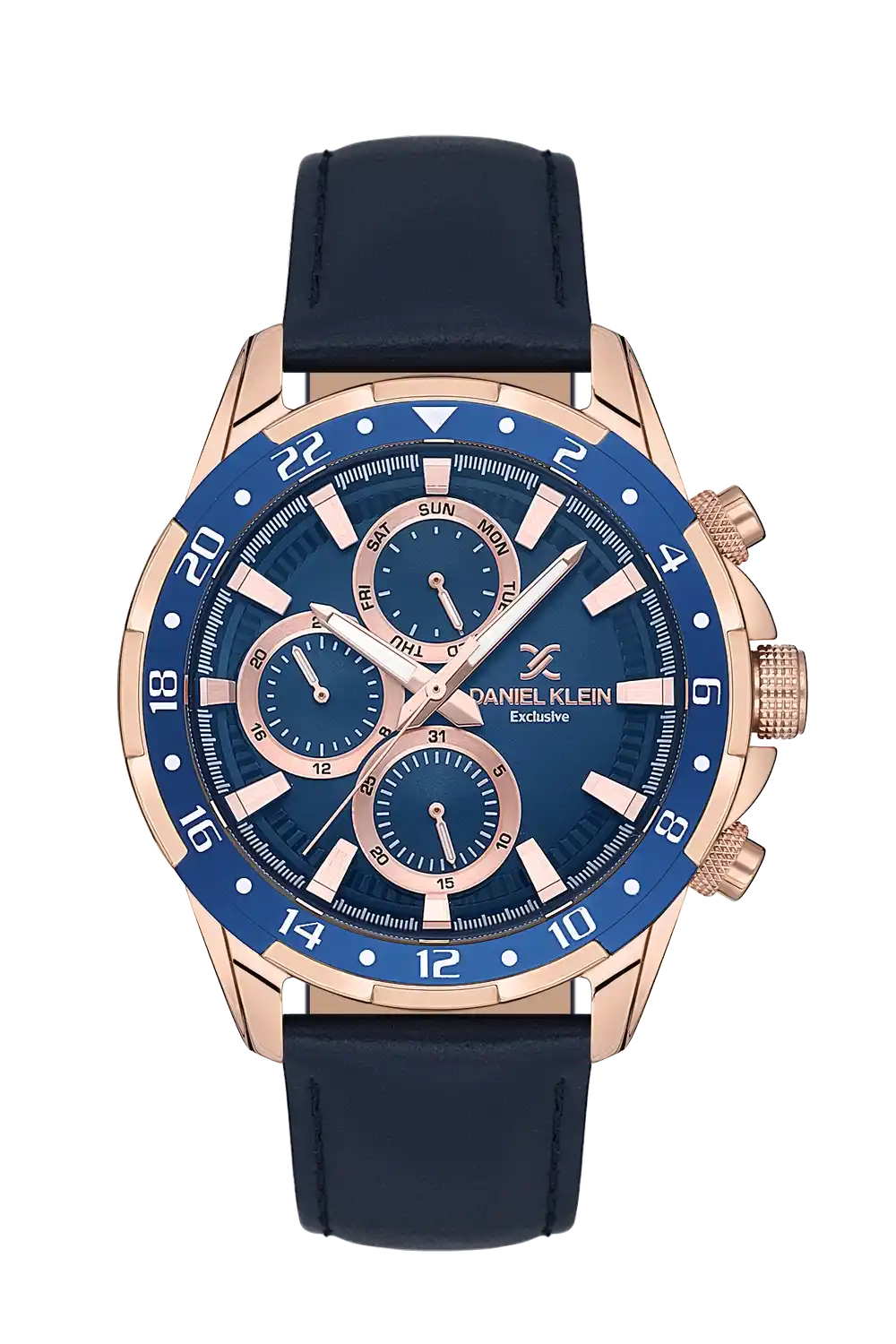 Daniel Klein - DK.1.13641-3 - Men's Watch – D.Blue Dial – 45mm – QuartzD.Blue