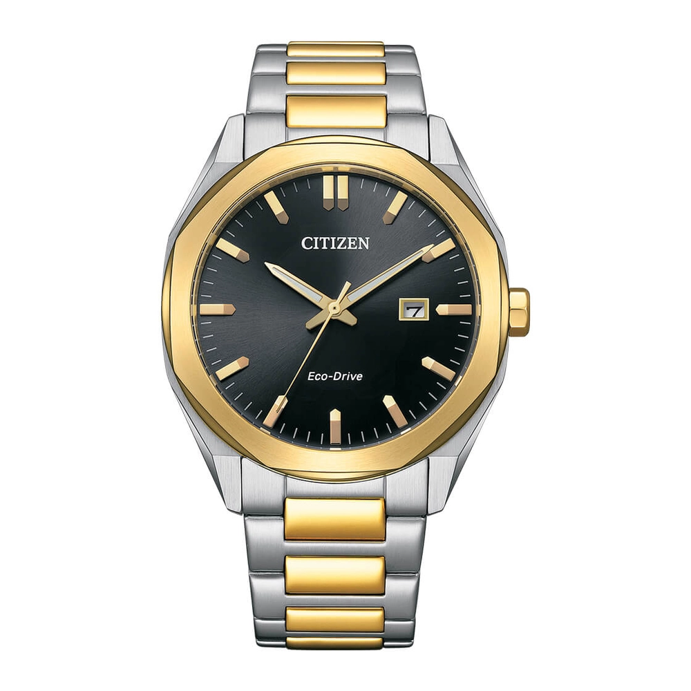 CITIZEN Watches - BM7604-80E - Eco-Drive Light PoweredStainless Steel with Two-Tone Gold Plating Strap