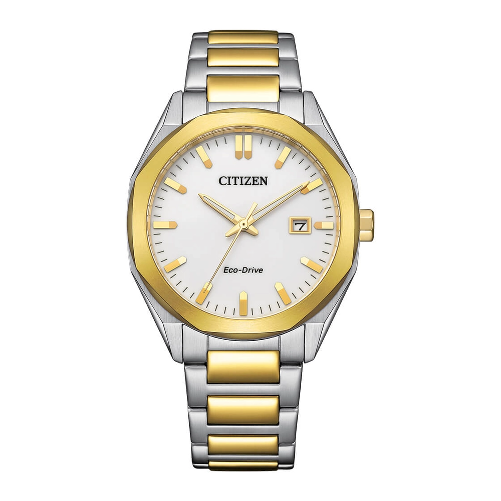 CITIZEN Watches - BM7624-82A - Eco-Drive Light PoweredStainless Steel with Two-Tone Gold Plating Strap