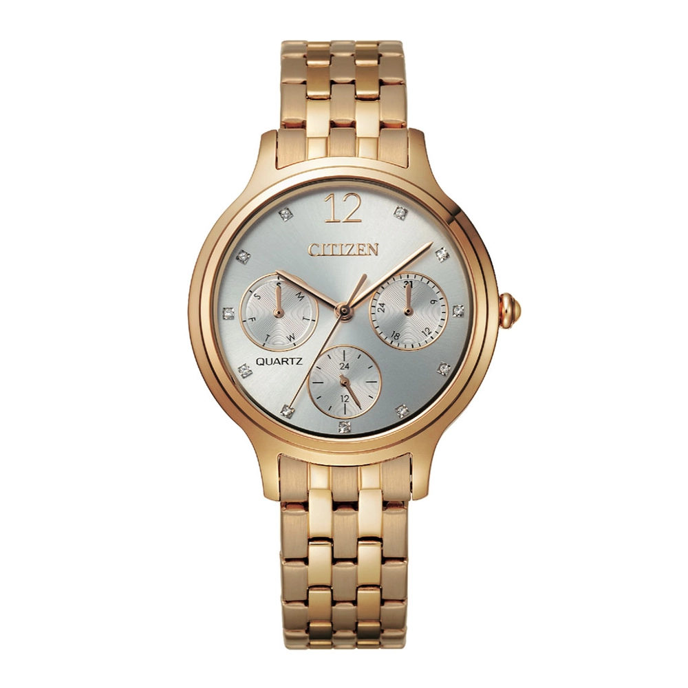 CITIZEN Watches - ED8183-54A - QuartzStainless Steel with Rose Gold plating Strap