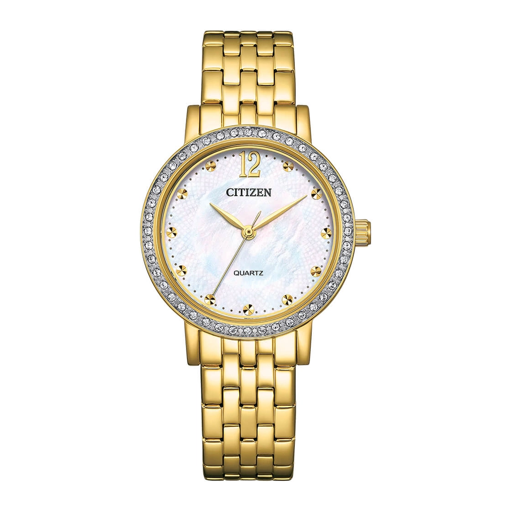 CITIZEN Watches - EL3102-50D - QuartzStainless Steel with Gold Plating Strap