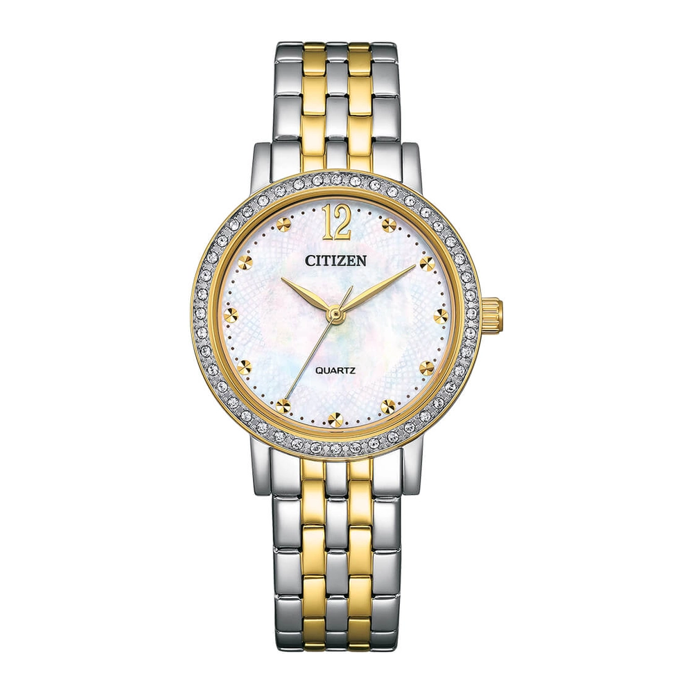 CITIZEN Watches - EL3104-54D - QuartzStainless Steel with Two-Tone Gold Plating Strap