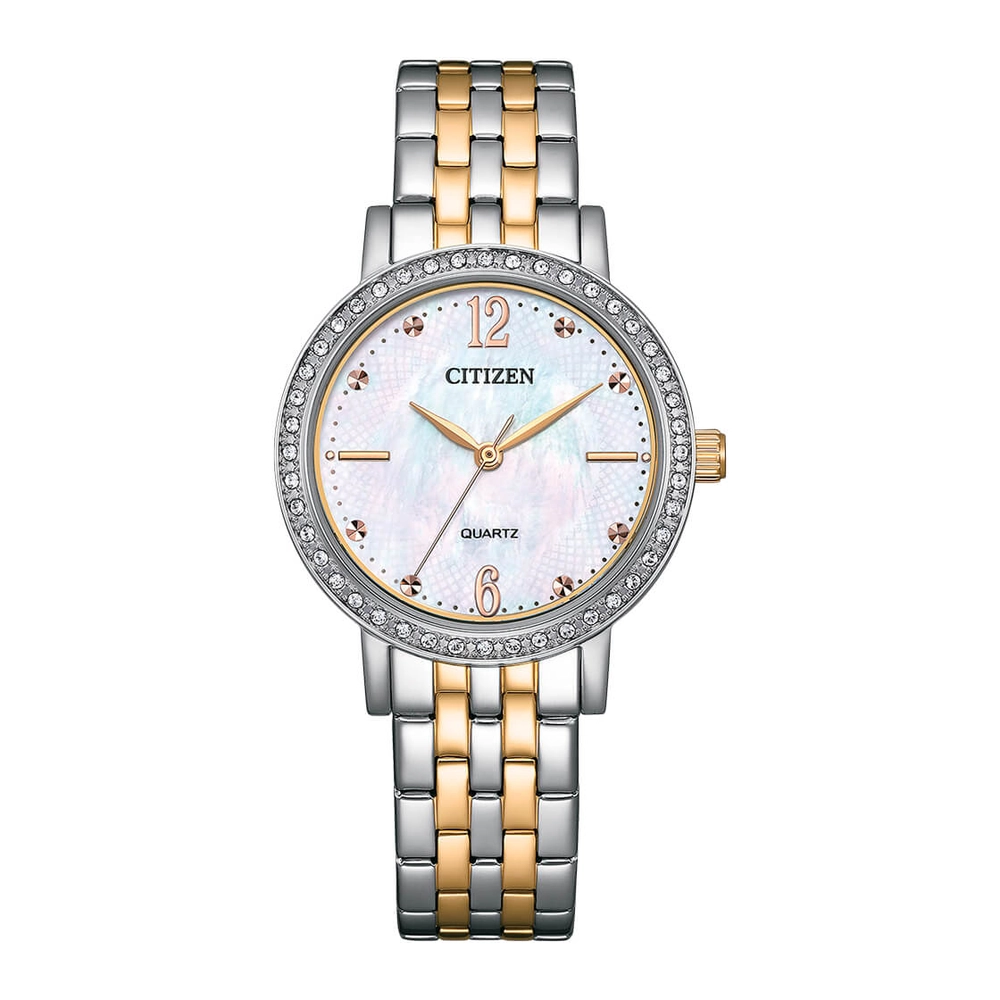CITIZEN Watches - EL3106-59D - QuartzStainless Steel with Two-Tone Gold Plating Strap