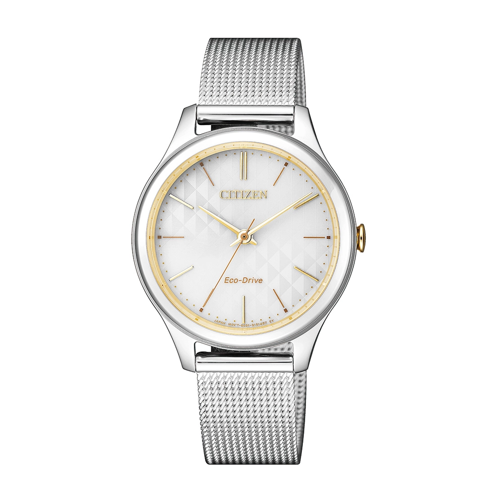 CITIZEN Watches - EM0504-81A - Eco-Drive Light PoweredStainless Steel Mesh