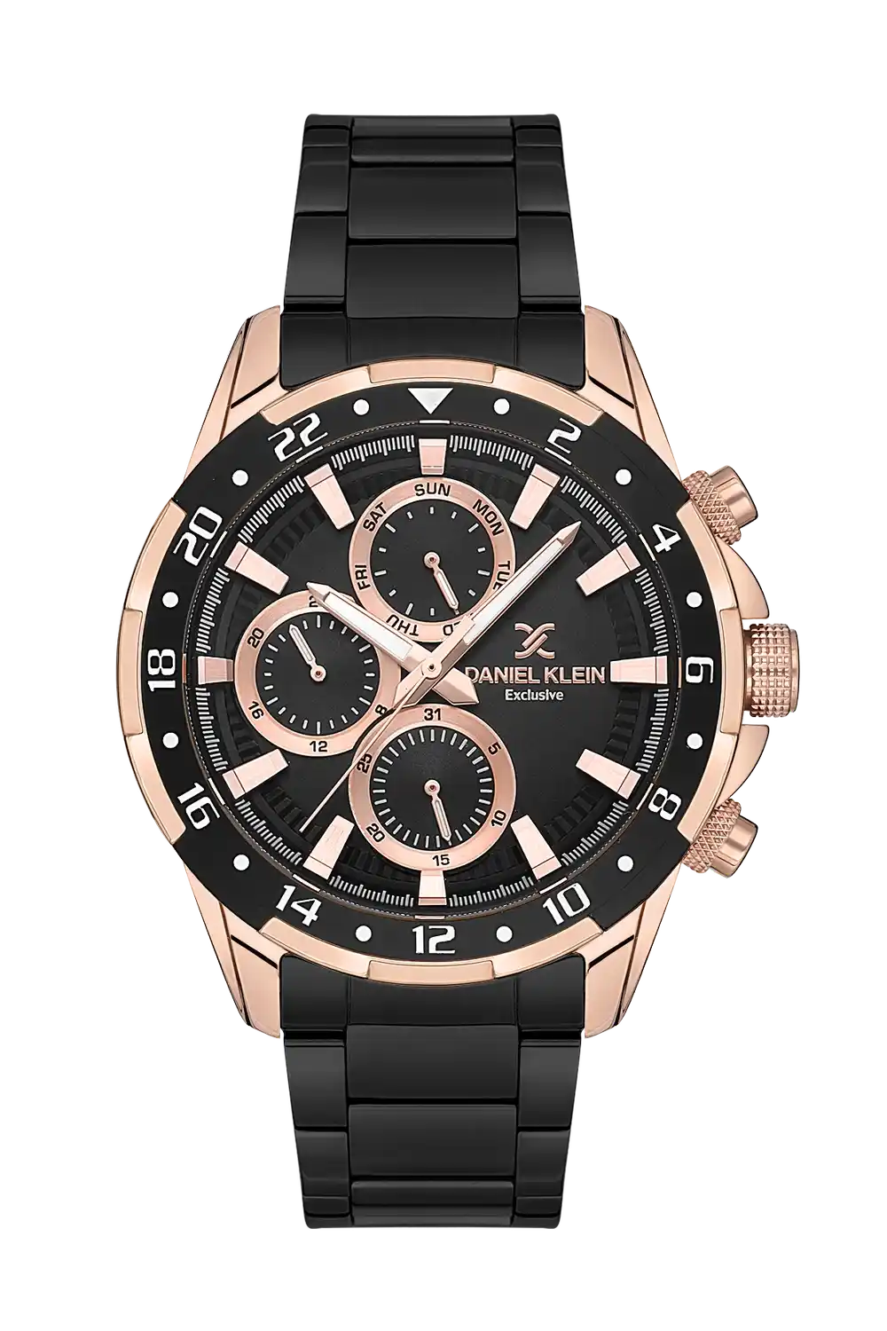 Daniel Klein - DK.1.13642-4 - Men's Watch – Black Dial – 45mm – QuartzIP Black