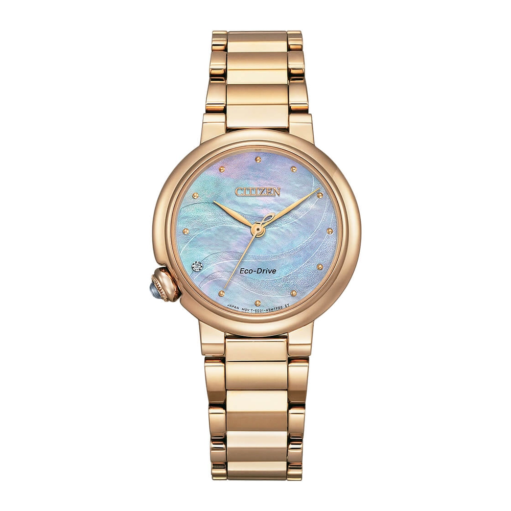 CITIZEN Watches - EM0919-85Y - Eco-Drive Light PoweredStainless Steel with Gold Plating Strap