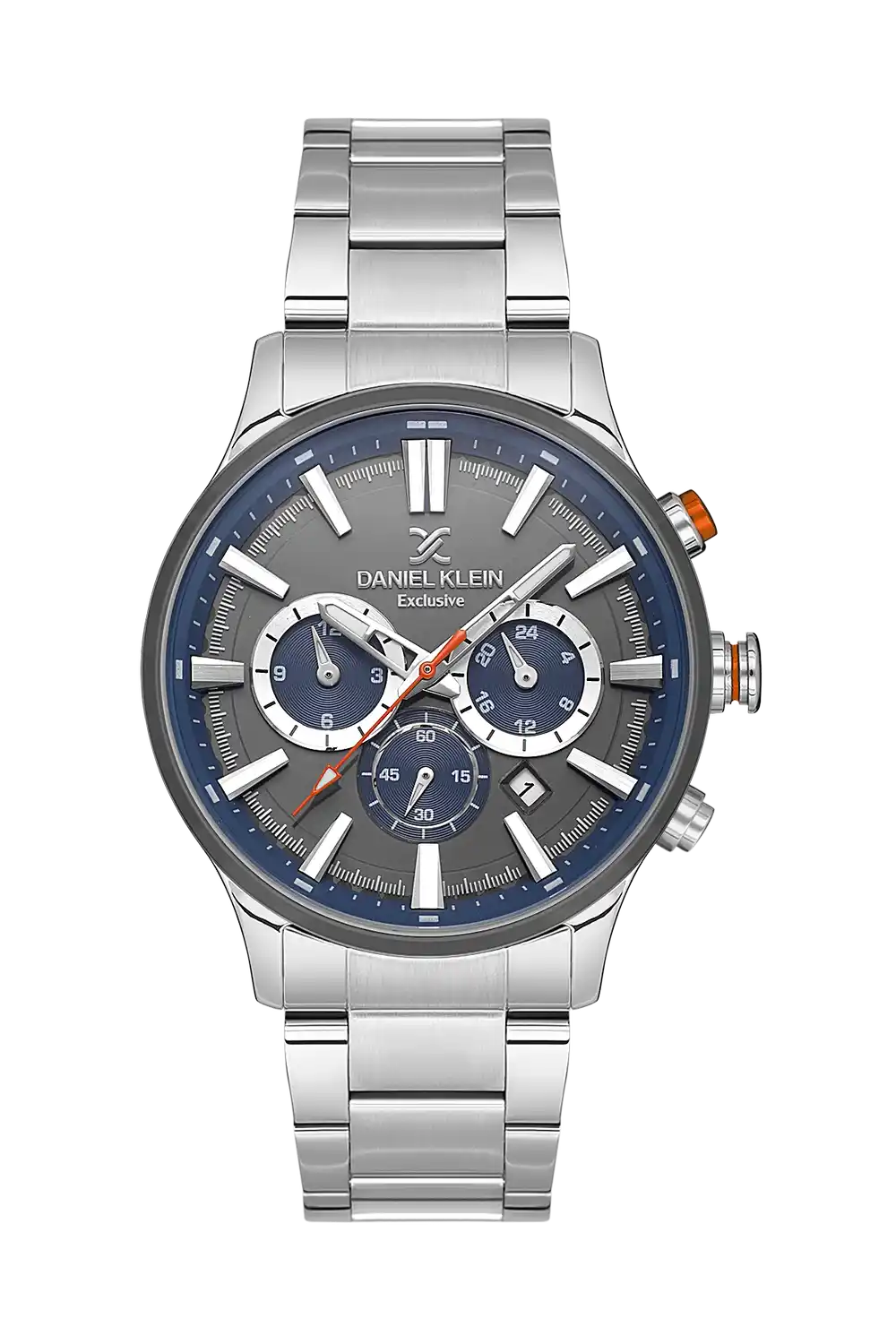 Daniel Klein - DK.1.13643-3 - Men's Watch – Gun Dial – 45mm – QuartzIPS