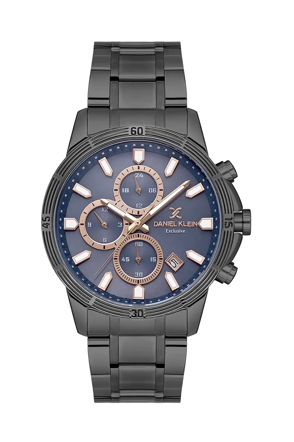 Daniel Klein - DK.1.13644-5 - Men's Watch – Blue Dial – 43mm – QuartzIP Gun