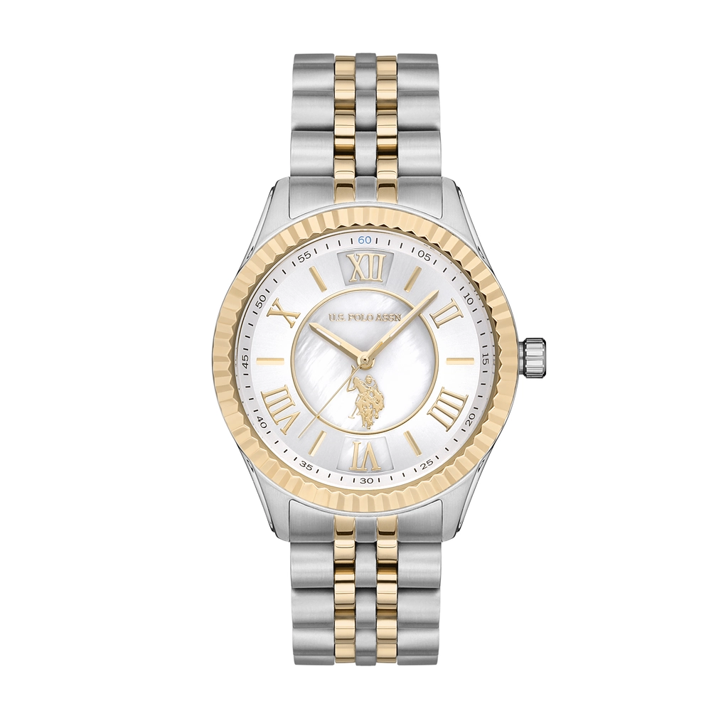 U.S. POLO ASSN. - USPA2028-01 - LADY - Gold / Metallic GrayGold / Metallic Gray