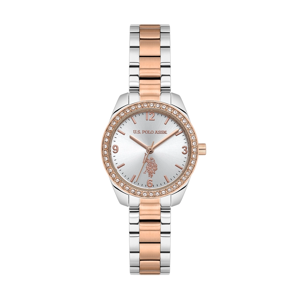 U.S. POLO ASSN. - USPA2064B-05 - LADY - Metallic Gray / Rose GoldMetallic Gray / Rose Gold