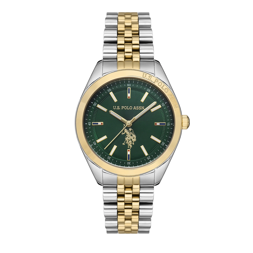 U.S. POLO ASSN. - USPA2041-10 - LADY - Gold / Metallic GrayGold / Metallic Gray