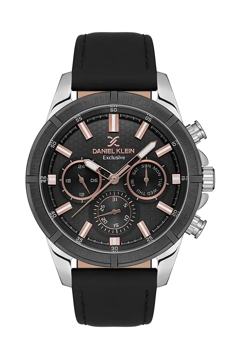 Daniel Klein - DK.1.13655-2 - Men's Watch – Black Dial – 45mm – QuartzBlack