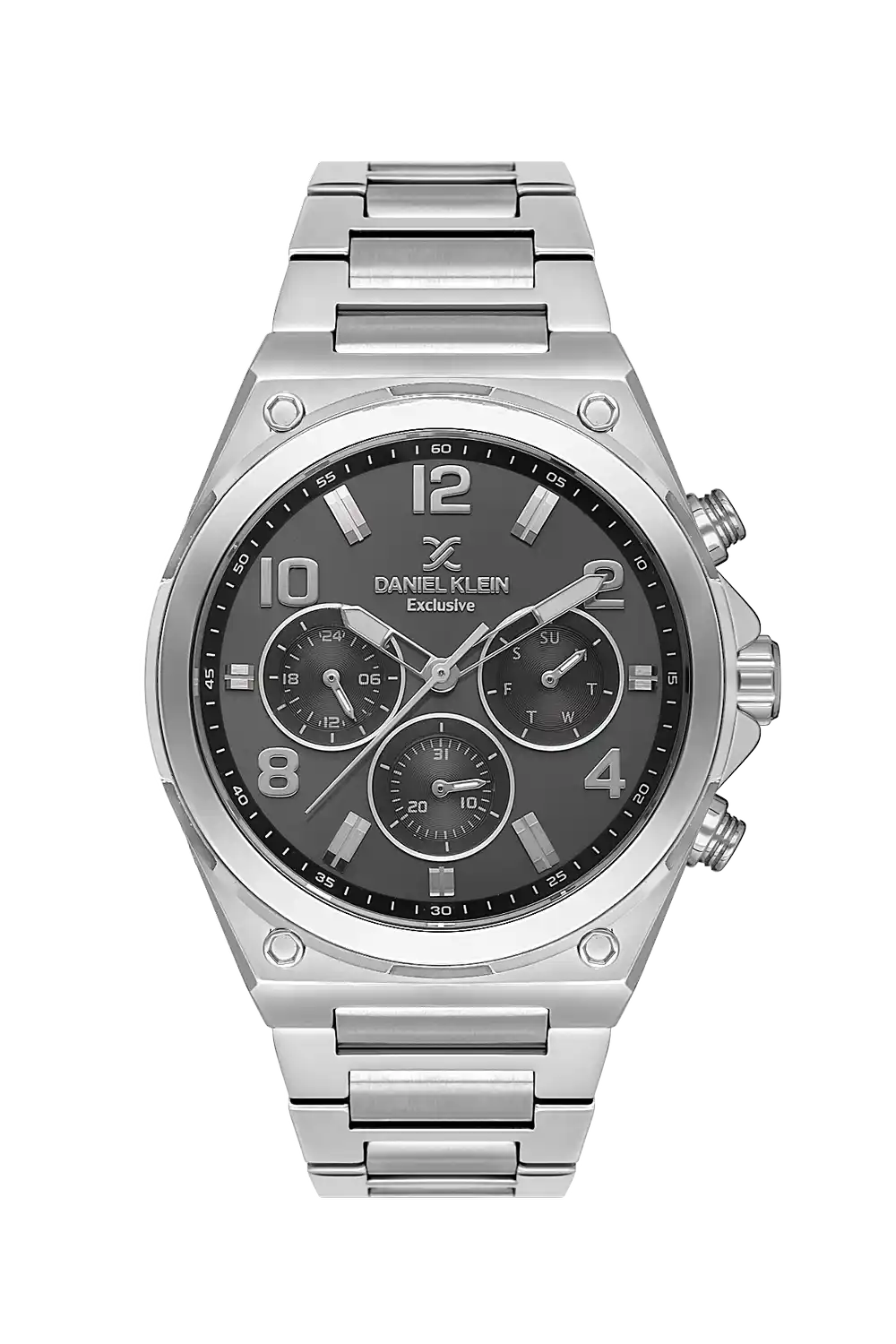 Daniel Klein - DK.1.13656-2 - Men's Watch – Gun Black Dial – 45mm – QuartzIPS