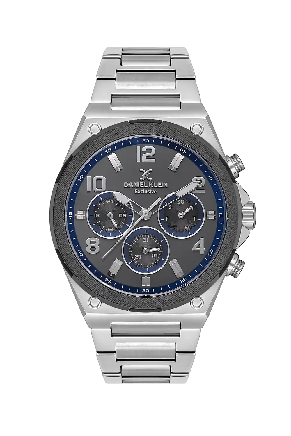 Daniel Klein - DK.1.13656-5 - Men's Watch – Gun Dial – 45mm – QuartzIPS