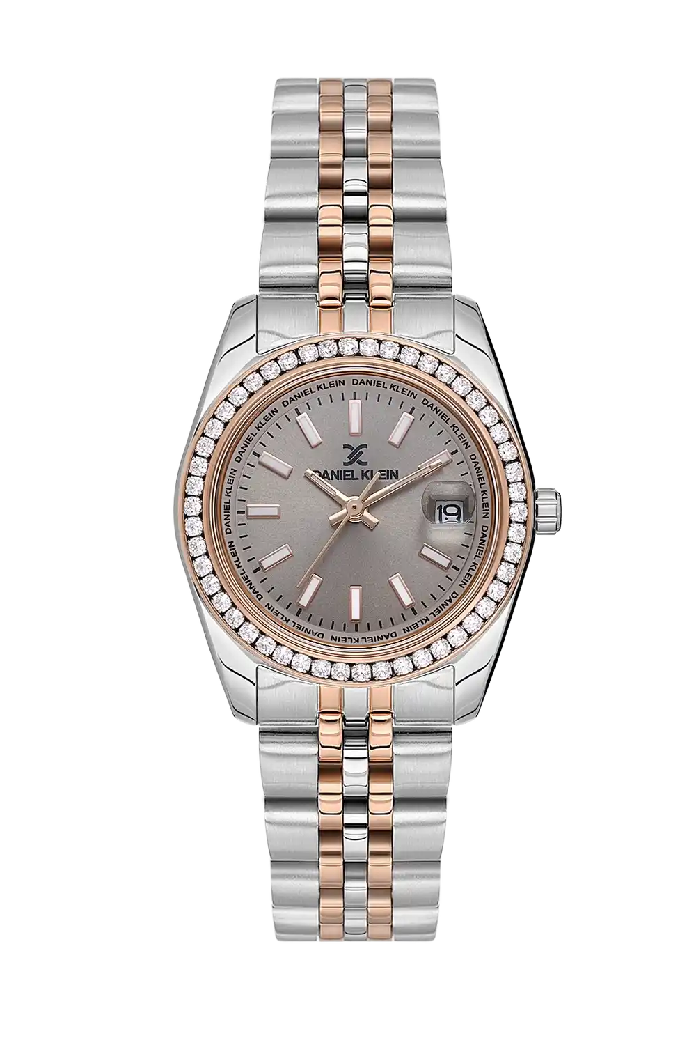 Daniel Klein - DK.1.13589-6 - Women's Watch – Warm Grey 7C Dial – 32mm – QuartzIPS/IP Pink R.Gold