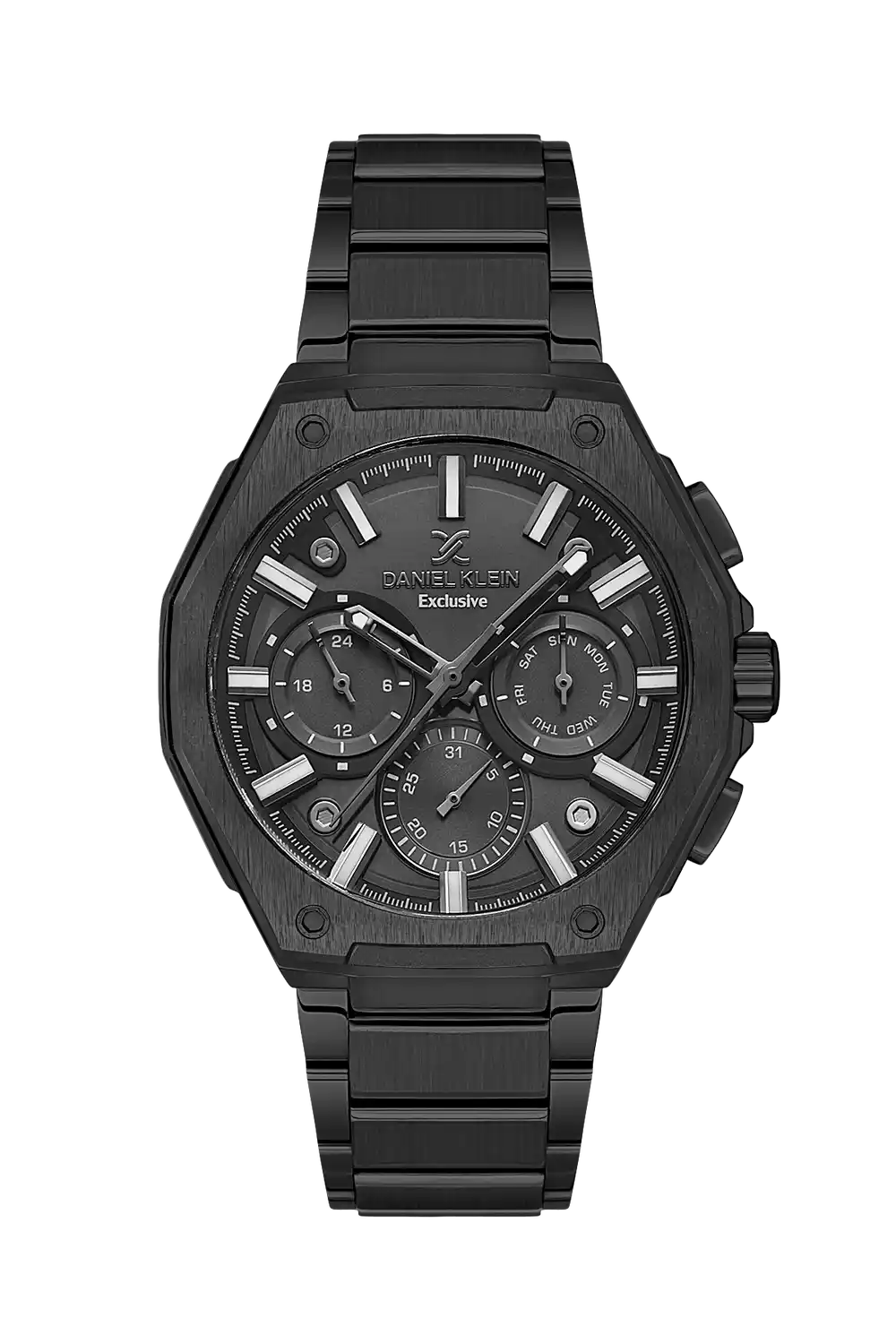 Daniel Klein - DK.1.13677-5 - Men's Watch – Gun Black Dial – 44mm – QuartzIP Black