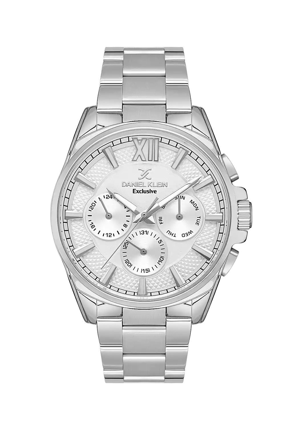 Daniel Klein - DK.1.13686-1 - Men's Watch – Silver Dial – 44mm – QuartzIPS