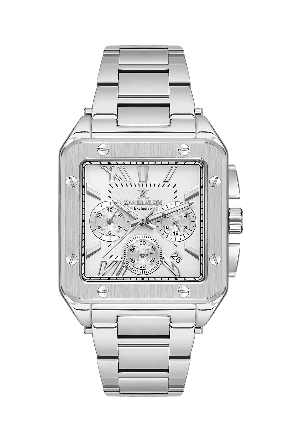 Daniel Klein - DK.1.13687-1 - Men's Watch – Silver Dial – 37mm – QuartzIPS