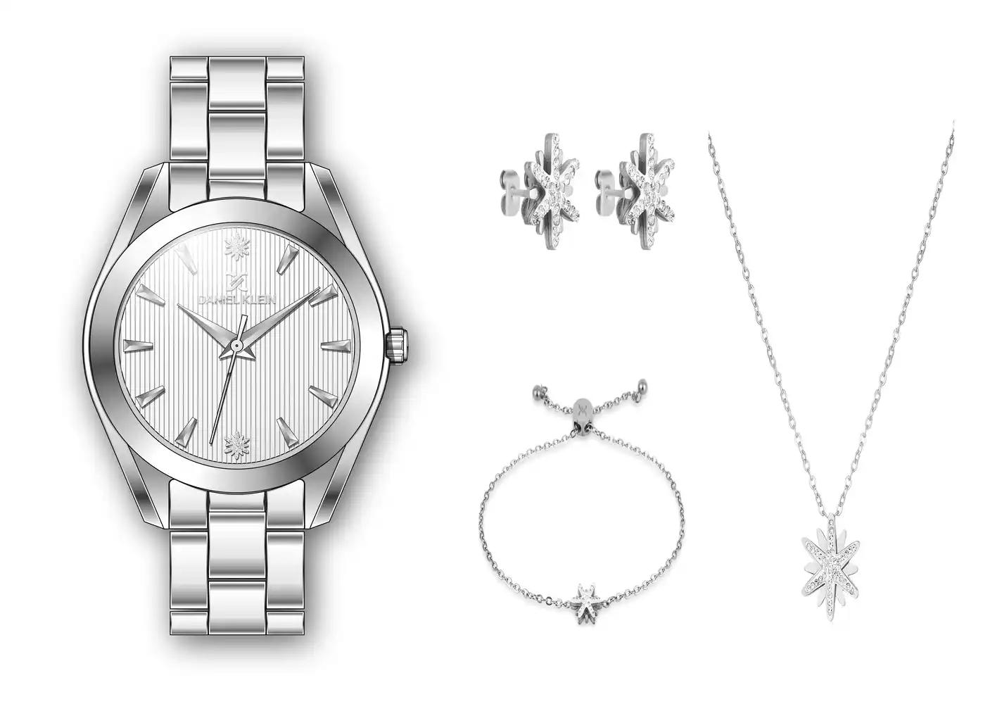 Daniel Klein - DK.1.13688-1 - Women's Watch – Silver Dial – 32mm – QuartzIPS