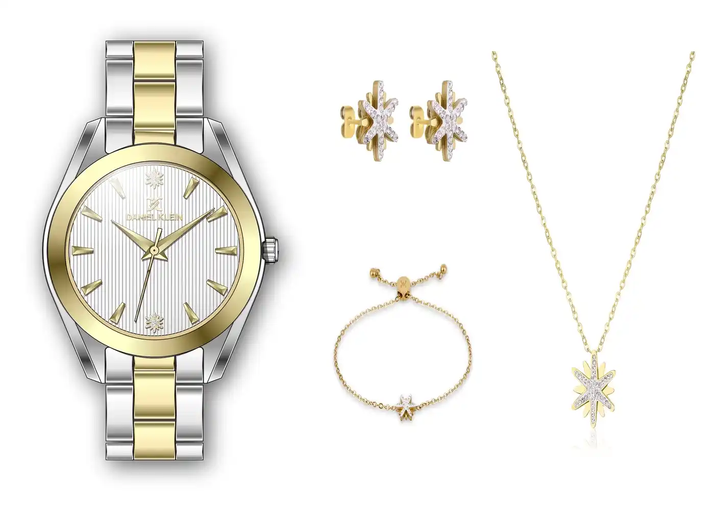 Daniel Klein - DK.1.13688-3 - Women's Watch – Silver Dial – 32mm – QuartzIPS/IPG