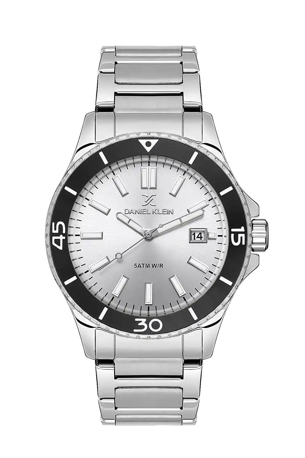 Daniel Klein - DK.1.13694-1 - Men's Watch – Silver Dial – 43mm – QuartzIPS