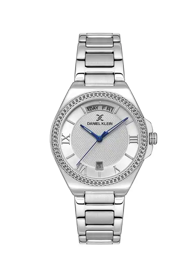 Daniel Klein - DK.1.13591-1 - Women's Watch – Silver Dial – 32mm – QuartzIPS