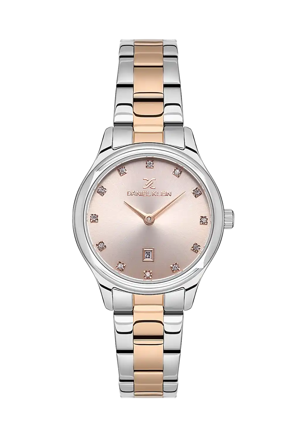 Daniel Klein - DK.1.13699-4 - Women's Watch – Beige Dial – 30mm – QuartzIPS/IP Pink R.Gold