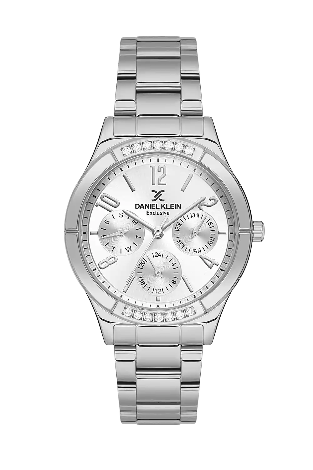 Daniel Klein - DK.1.13501-1 - Women's Watch – Silver Dial – 34MM – QuartzIPS