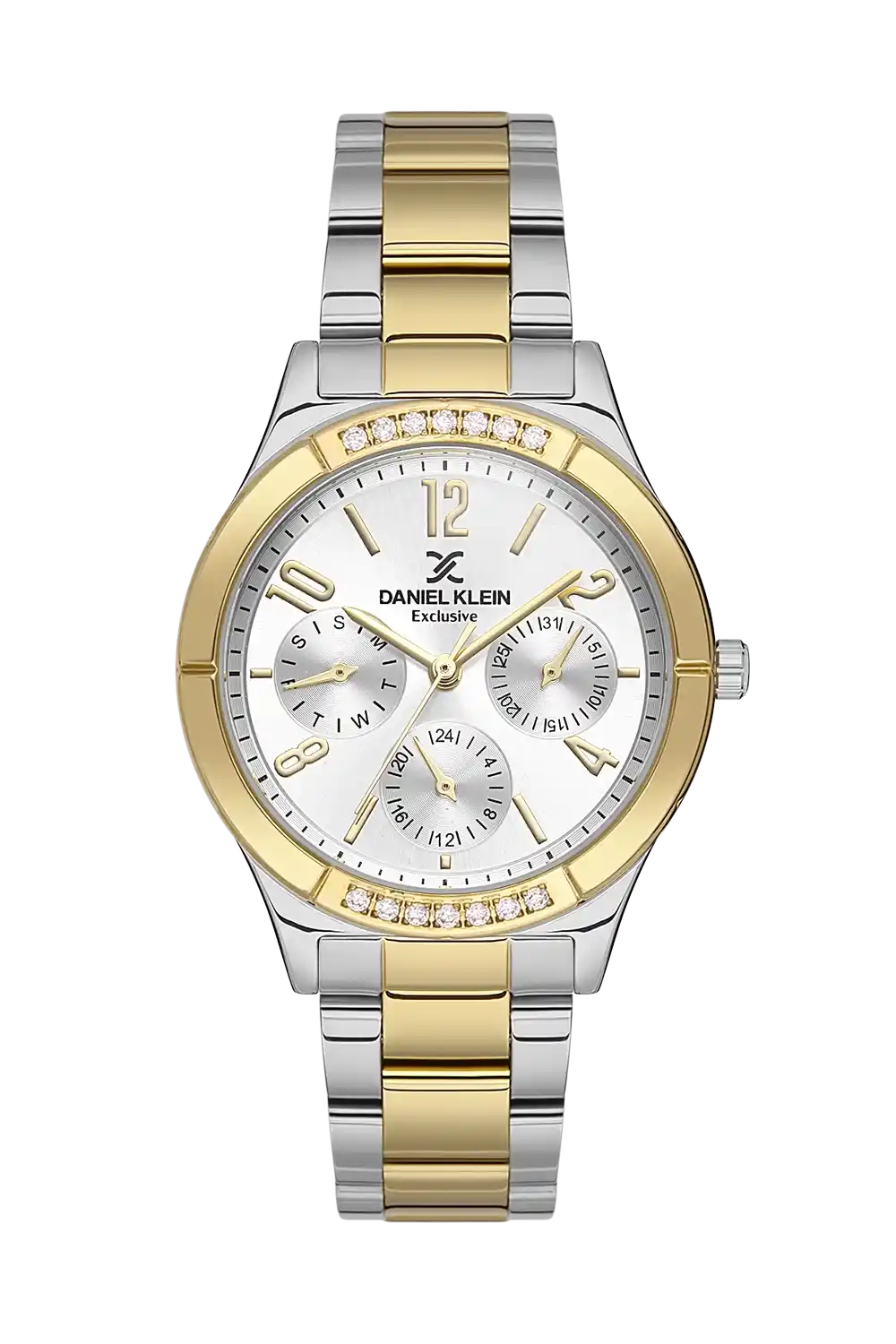 Daniel Klein - DK.1.13501-4 - Women's Watch – Silver Dial – 34MM – QuartzIPS/IPG