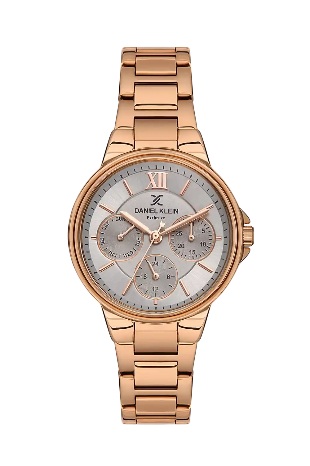 Daniel Klein - DK.1.13511-3 - Women's Watch – Warm Grey 5C Dial – 33MM – QuartzIP Pink R.Gold