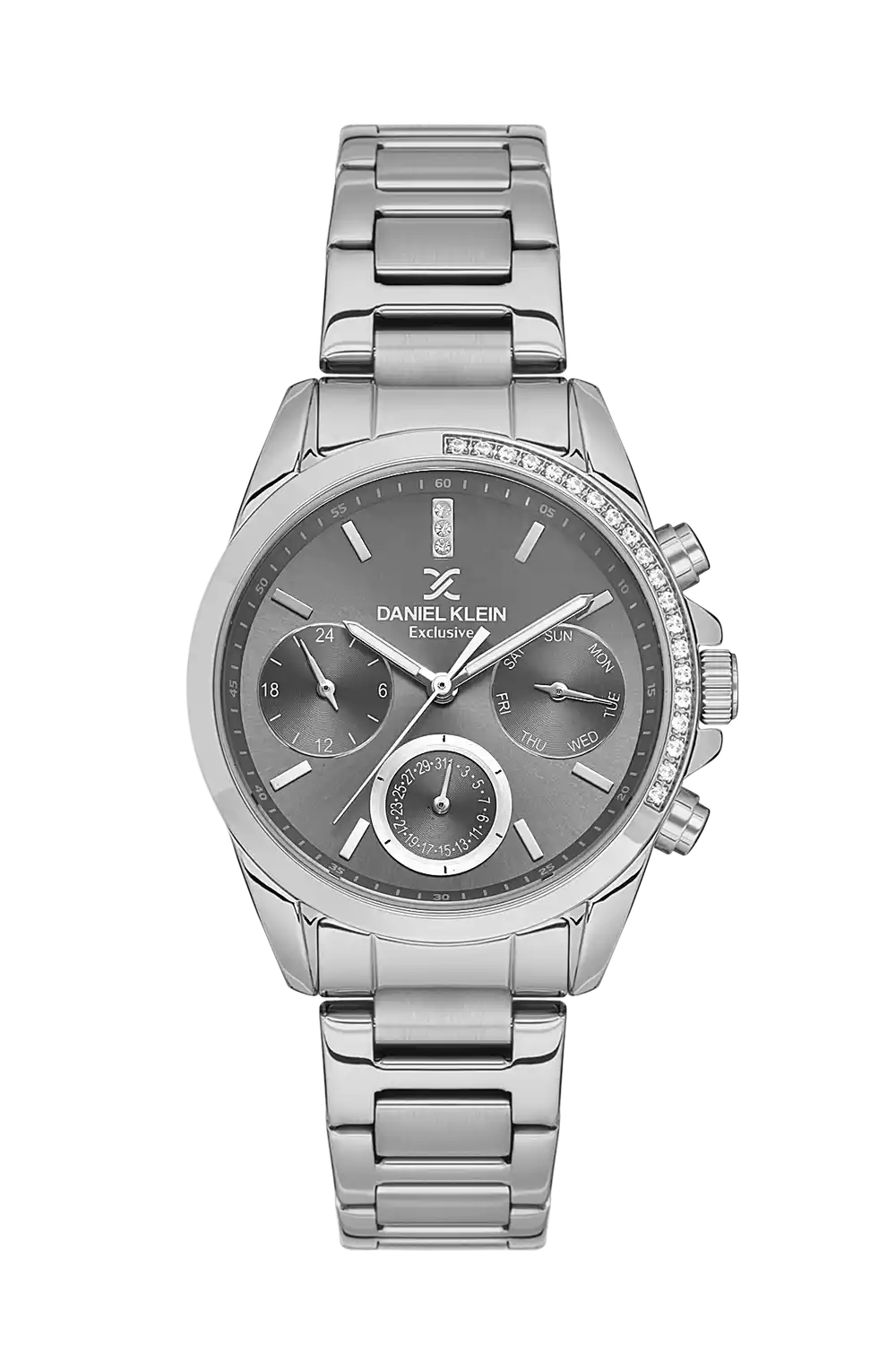 Daniel Klein - DK.1.13512-1 - Women's Watch – Cool Grey 7C Dial – 37MM – QuartzIPS