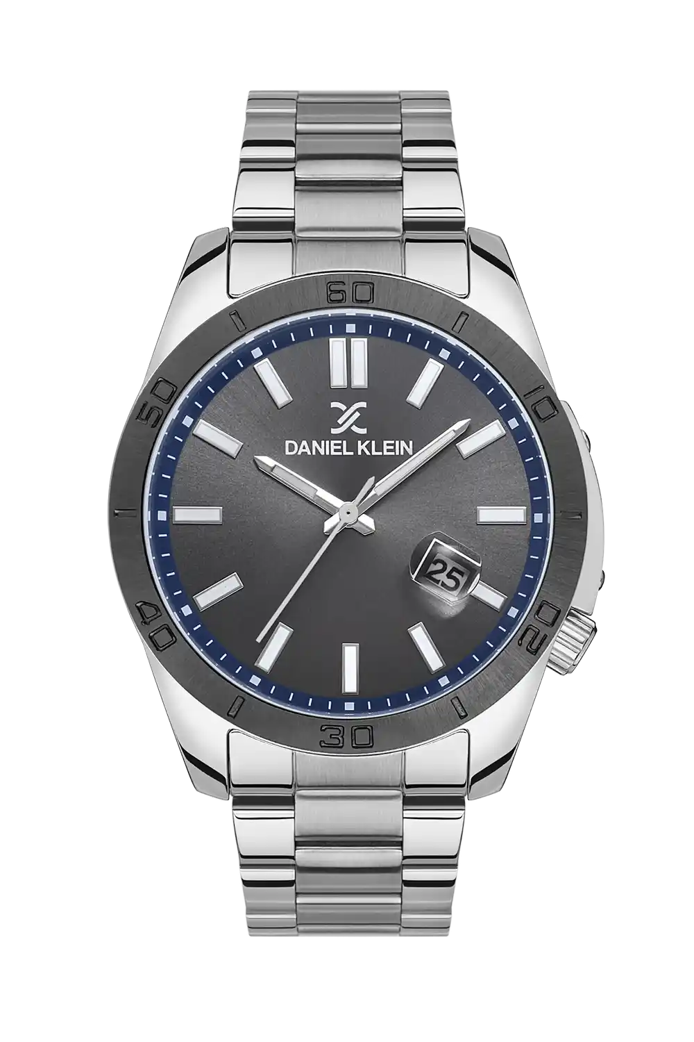 Daniel Klein - DK.1.13516-4 - Women's Watch – Gun Dial – 44MM – QuartzIPS