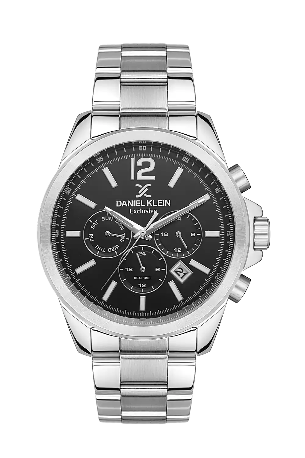 Daniel Klein - DK.1.13527-2 - Women's Watch – Gun Black Dial – 44MM – QuartzIPS