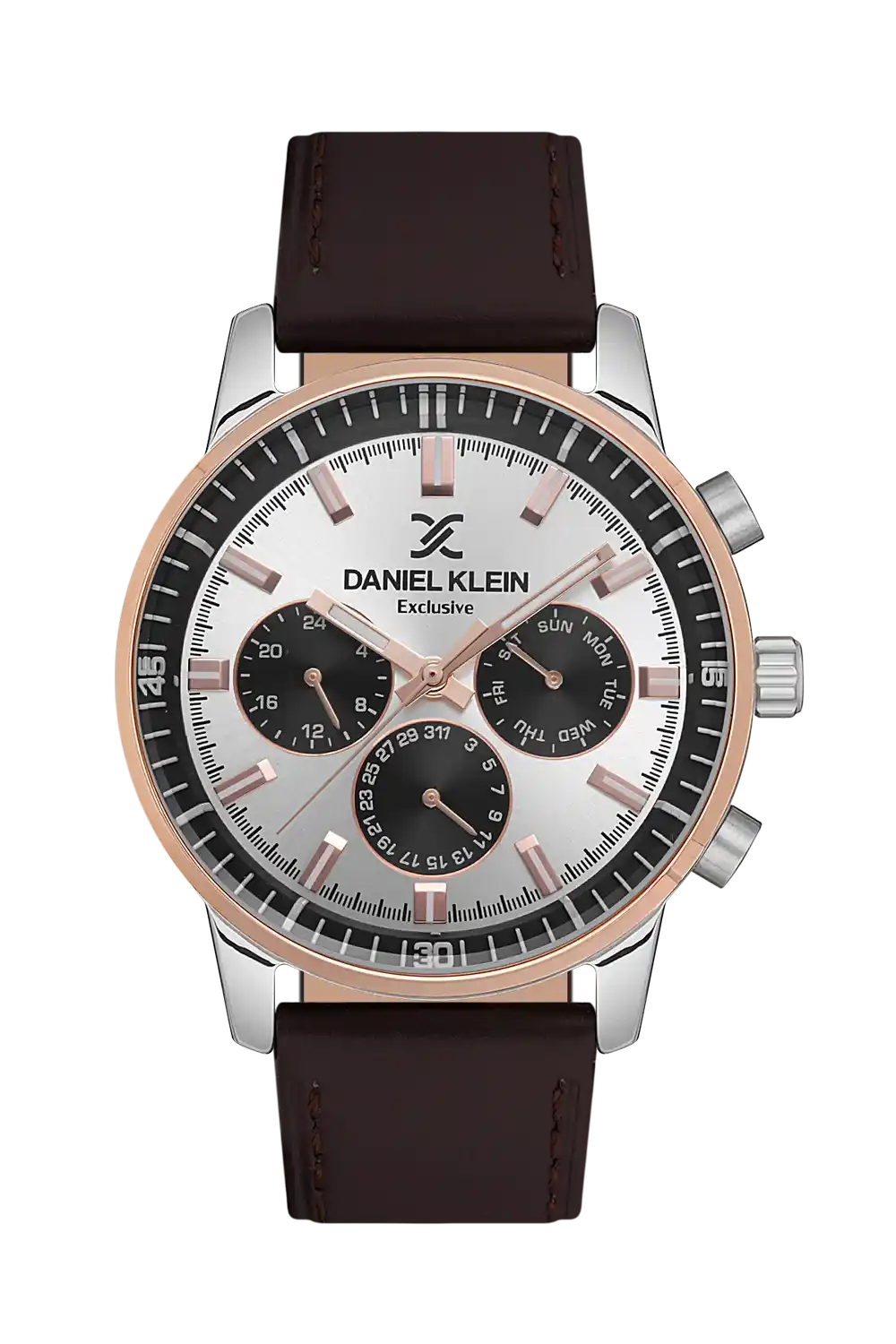 Daniel Klein - DK.1.13528-3 - Women's Watch – Gun Black Dial – 44MM – QuartzD.Brown