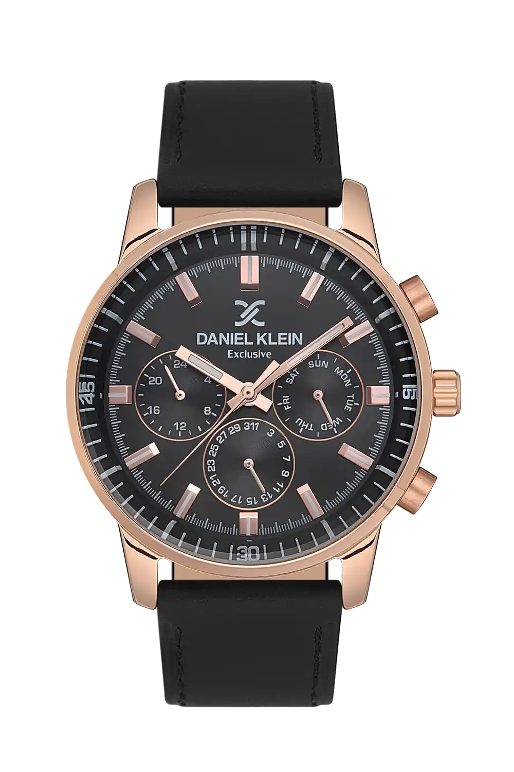 Daniel Klein - DK.1.13528-4 - Women's Watch – Gun Black Dial – 44MM – QuartzBlack