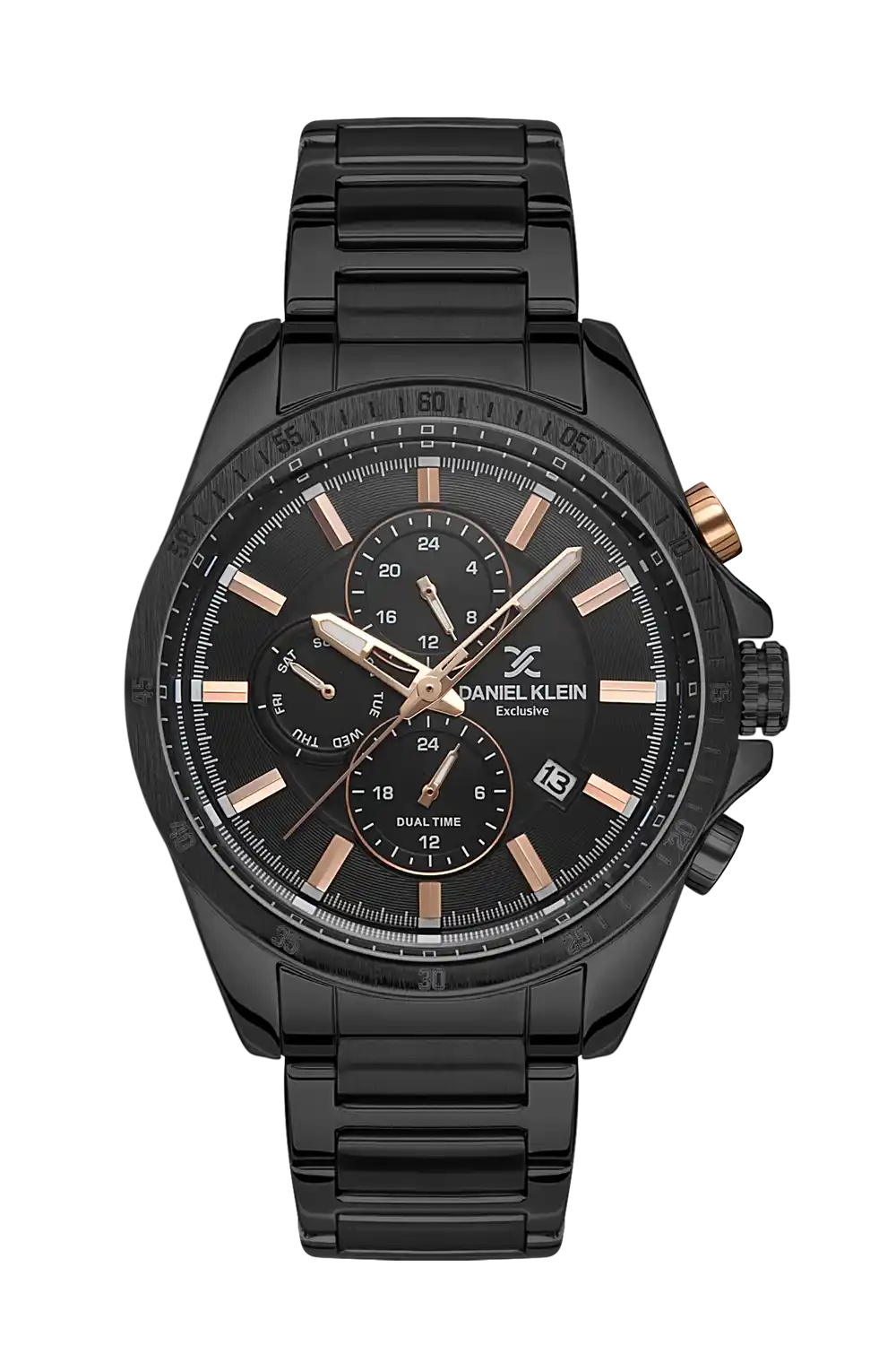 Daniel Klein - DK.1.13532-5 - Women's Watch – Black Dial – 45MM – QuartzIP Black