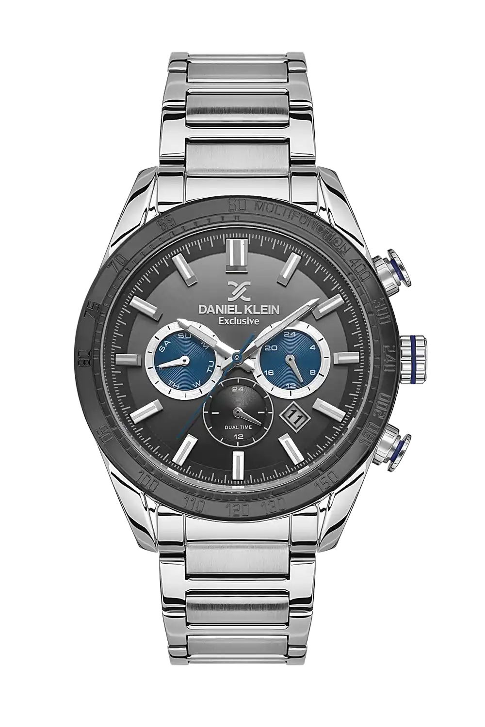 Daniel Klein - DK.1.13536-4 - Women's Watch – Gun Dial – 45MM – QuartzIPS