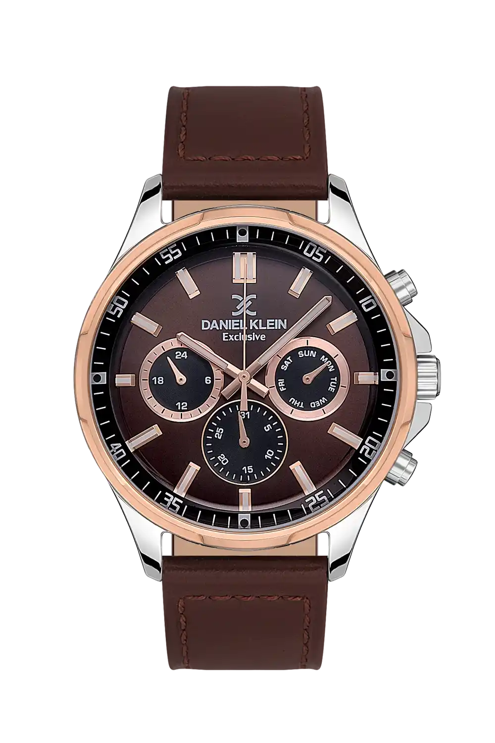 Daniel Klein - DK.1.13544-4 - Women's Watch – Brown Dial – 45MM – QuartzBrown