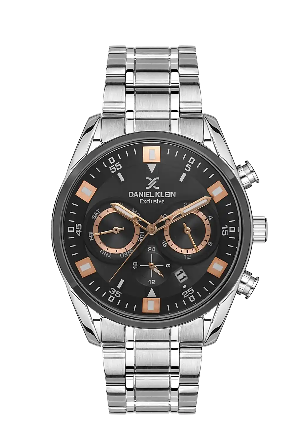 Daniel Klein - DK.1.13548-4 - Women's Watch – Gun Dial – 44MM – QuartzIPS