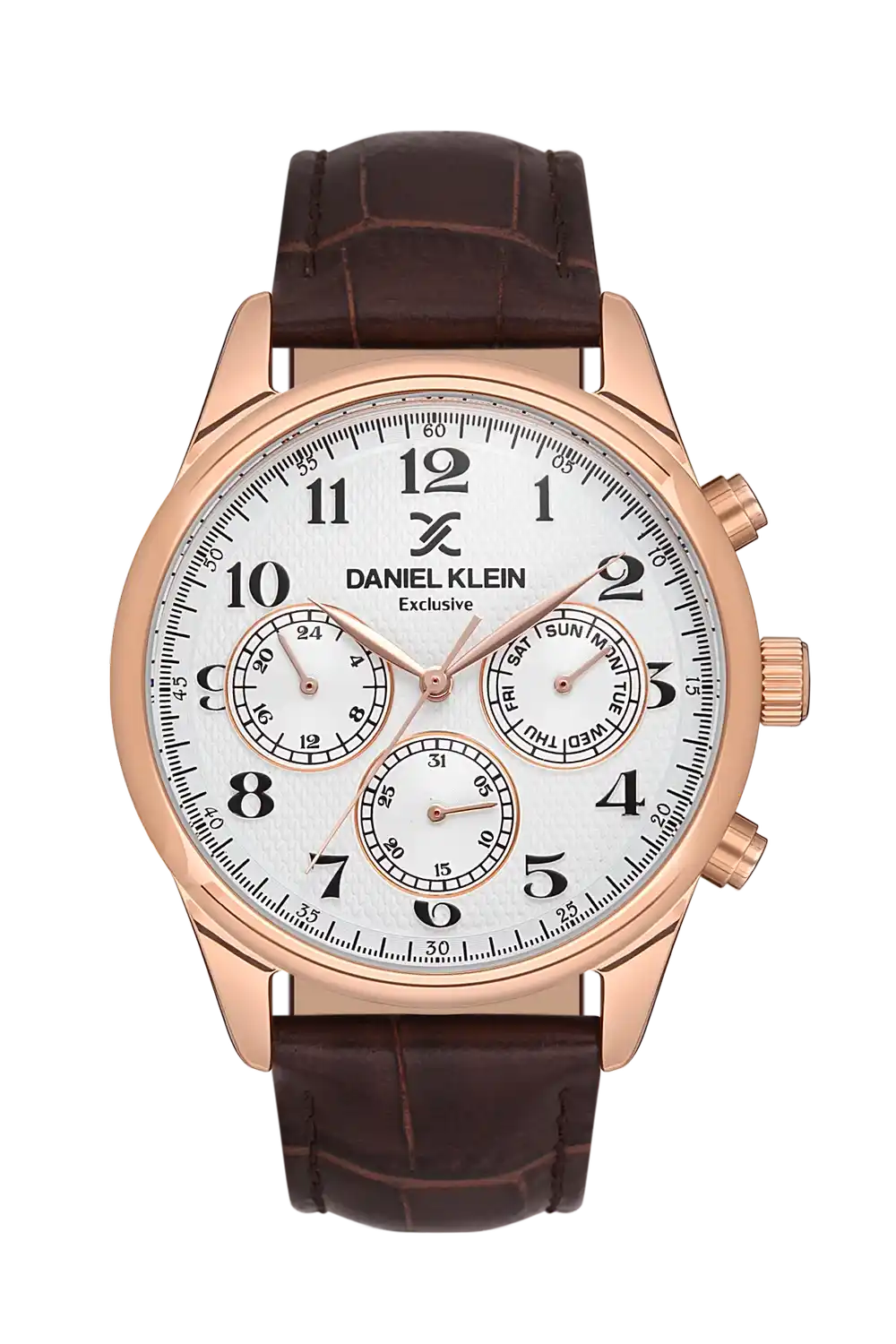 Daniel Klein - DK.1.13550-4 - Women's Watch – Silver Dial – 45MM – QuartzD.Brown