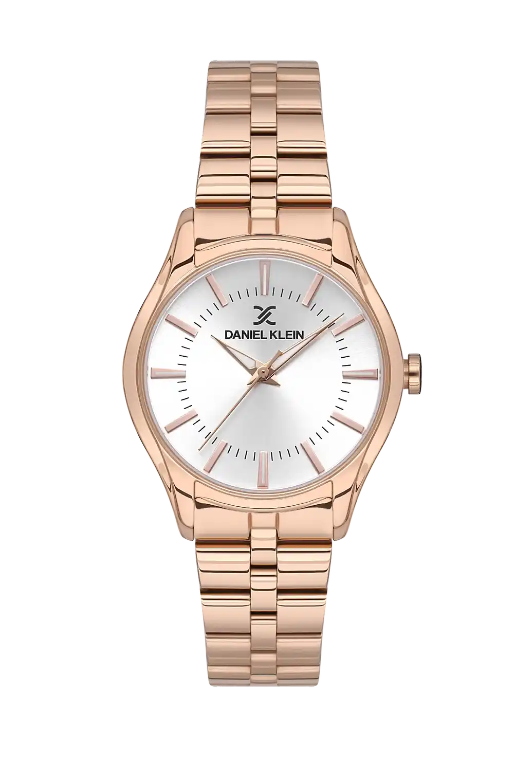 Daniel Klein - DK.1.13608-5 - Women's Watch – Silver Dial – 32mm – QuartzIP Pink R.Gold