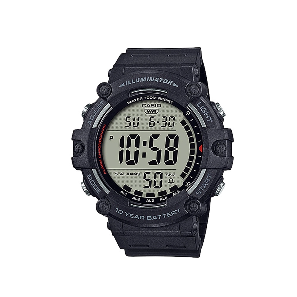AE-1500WH-1AVDF_Casio – MEN – BLACK – 51MM – QuartzBLACK