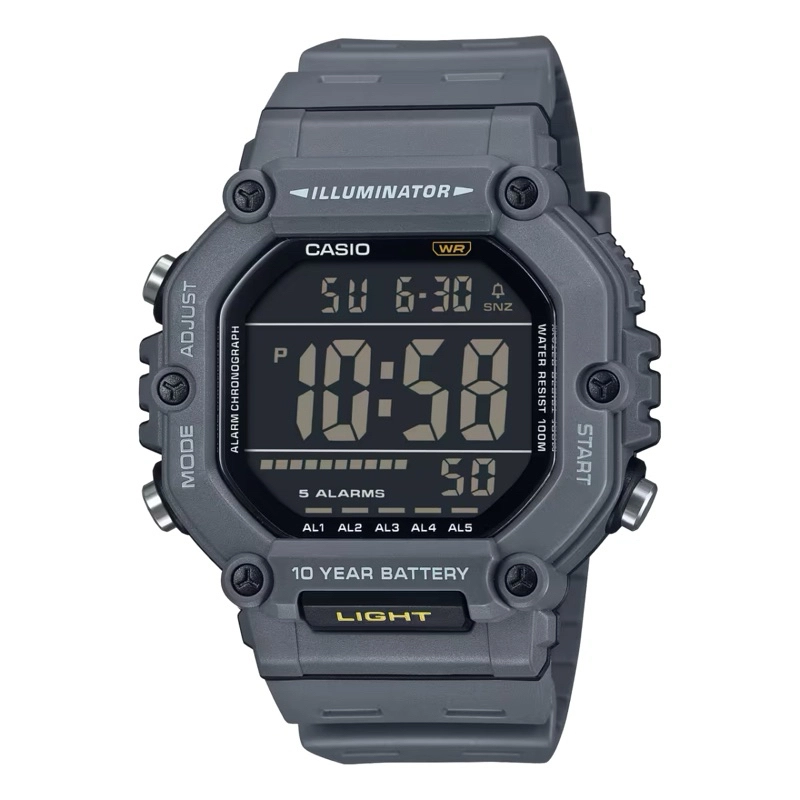 AE-1600H-8BVDF_Casio – MEN – GRAY – 50MM – QuartzGRAY