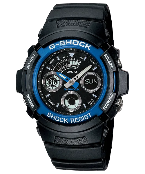 AW-591-2ADR_Casio – Men – Black – 47MM – QuartzBlack