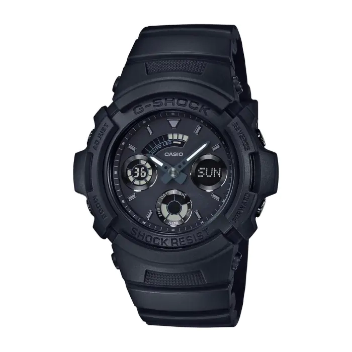 AW-591BB-1ADR_Casio – Men – Black – 46.5MM – QuartzBlack
