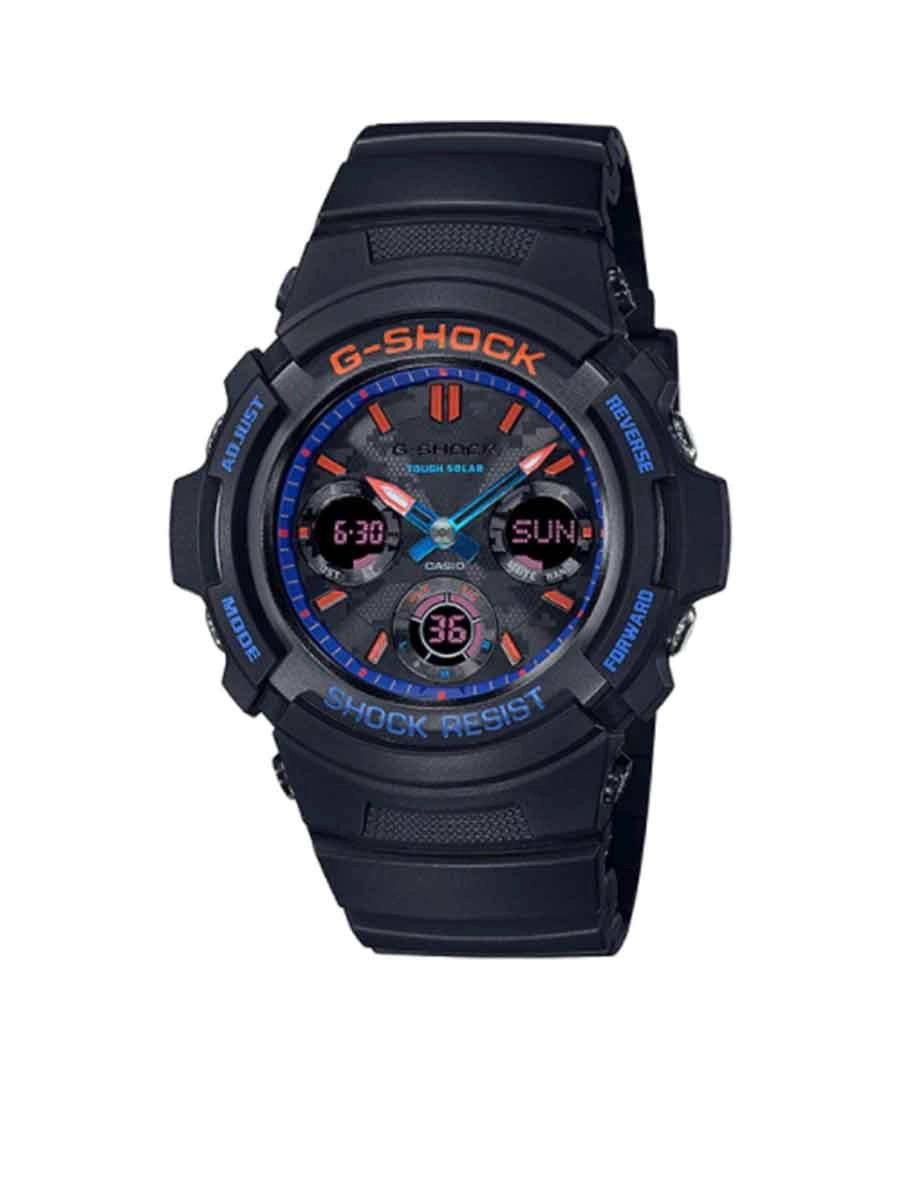 AWR-M100SCT-1ADR_Casio – Men – Black – 46.5MM – QuartzBlack