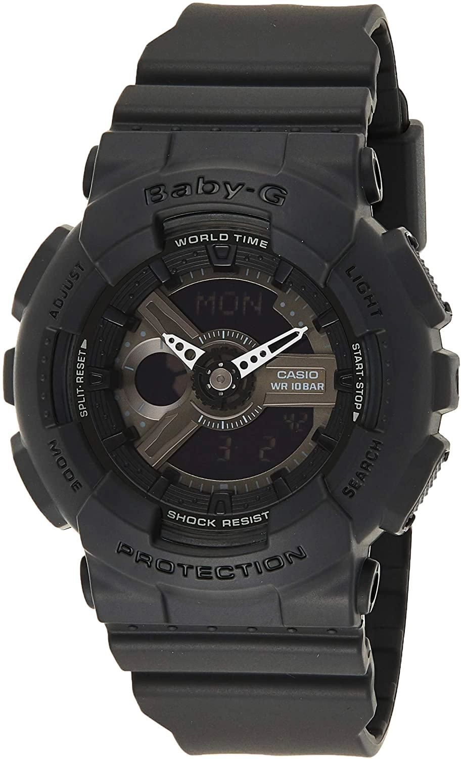 BA-110BC-1ADR_Casio – Men – Black – 43.4MM – QuartzBlack