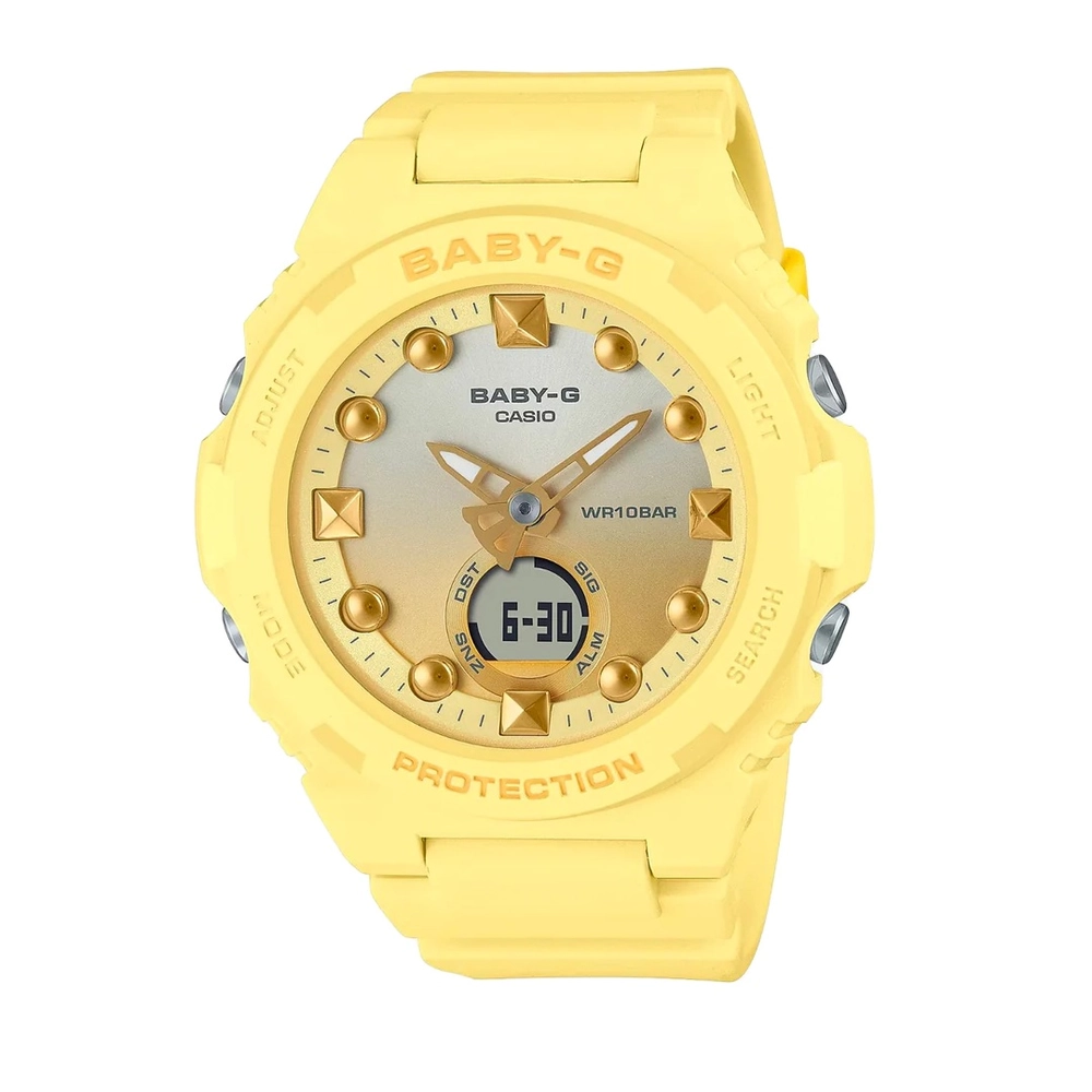 BGA-320-9ADR_Casio – Women – Yellow – 42.4MM – QuartzYellow