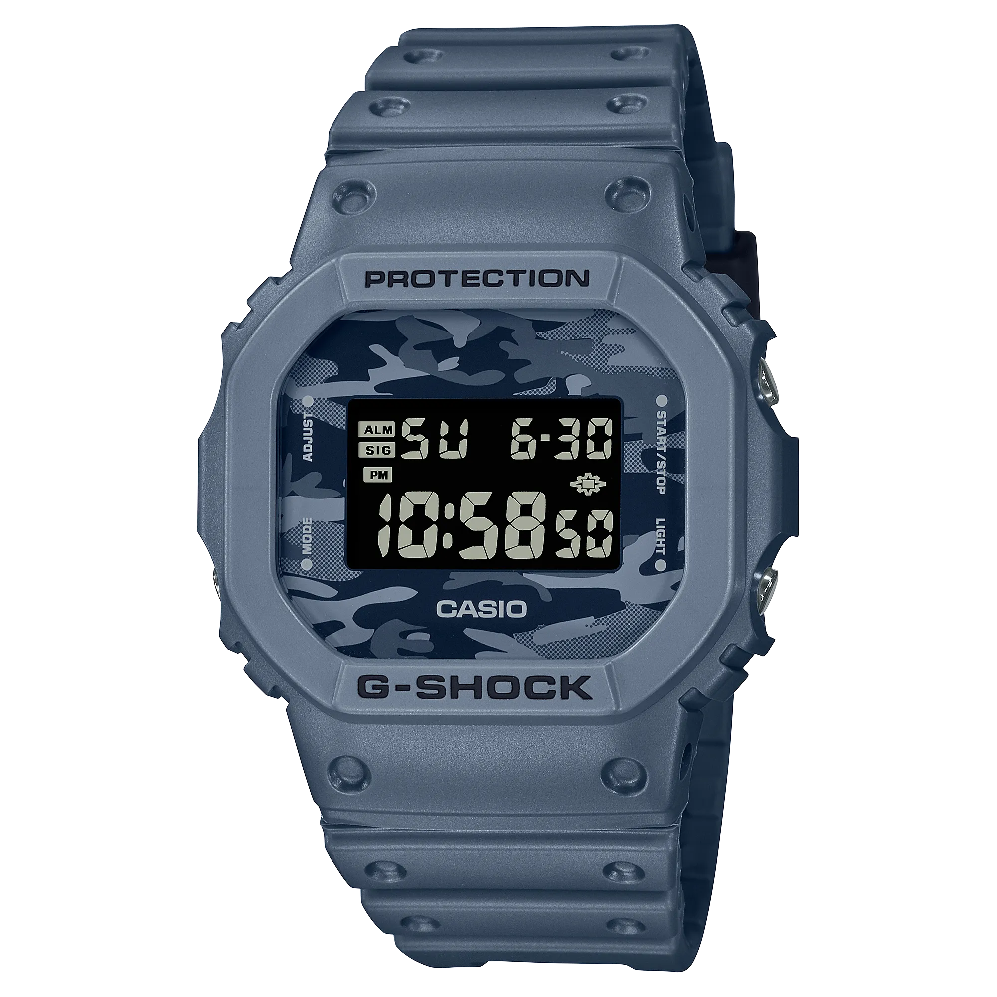 DW-5600CA-2DR_Casio – Men – Blue – 42.8MM – QuartzBlue